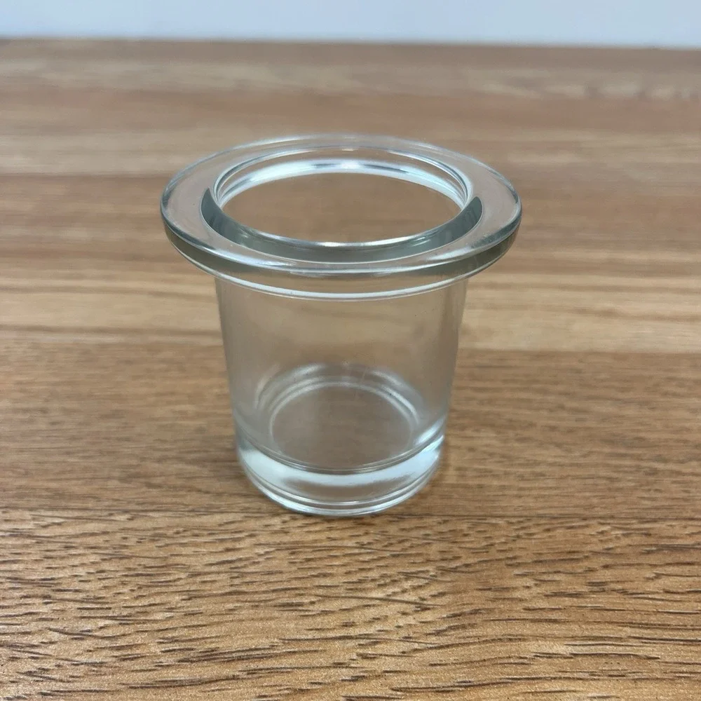 Yankee Candle Crackle‎ Glass Fall Leaves Votive Tealight Holder- Beautiful!